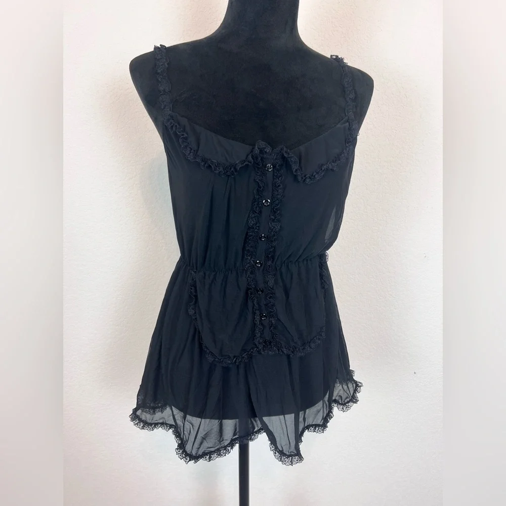 Victoria's Secret Sexy Little Things Mesh Maid Babydoll Slip Size Small - Picture 1 of 8